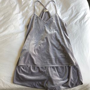 Madewell Velvet Pajama Set - Medium